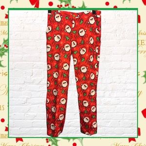 Ugly Christmas Santa Clause Pant Trousers